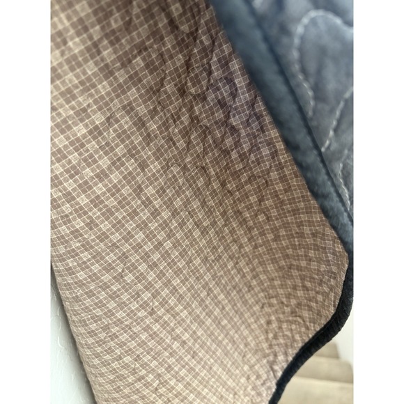 New Brown Lightweight Quilt large 120x120 King bedding mitered Border + 2 shams - Picture 5 of 11